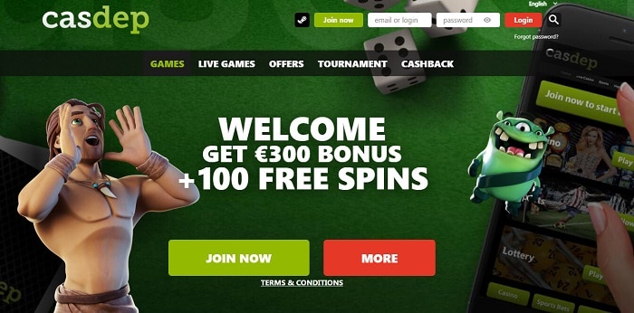 Get 100 free spins now! 