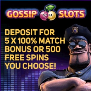 Gossip Slots Casino free spins