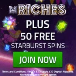 mRiches Casino free spins