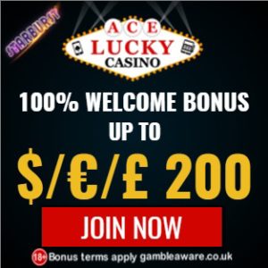 Ace Lucky Casino | 100% Bonus up to €200 & Gratis Spins | Freeplay!