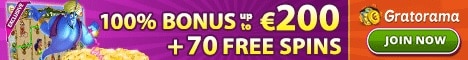 $7 gratis or 70 free spins - no deposit bonus