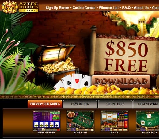 Aztec Riches Casino Online Review