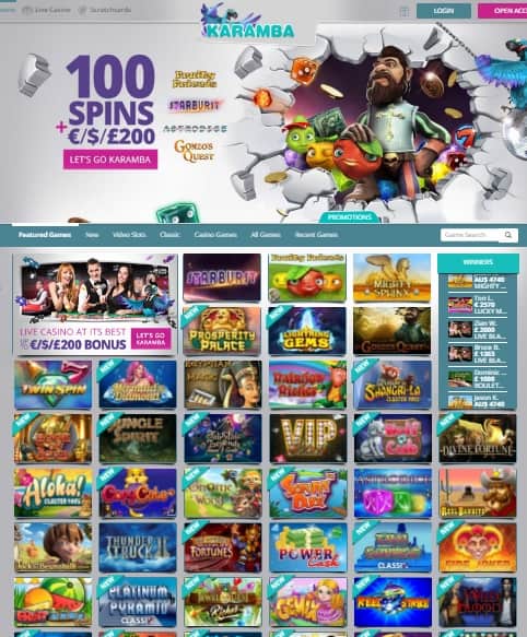 Karamba Casino 20 free spins no deposit bonus - exclusive promotion