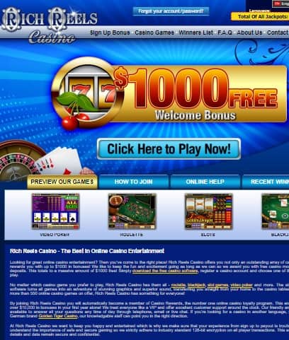 Rich Reels Casino Review