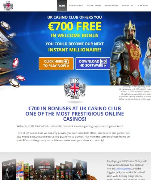 UK Casino Club Review