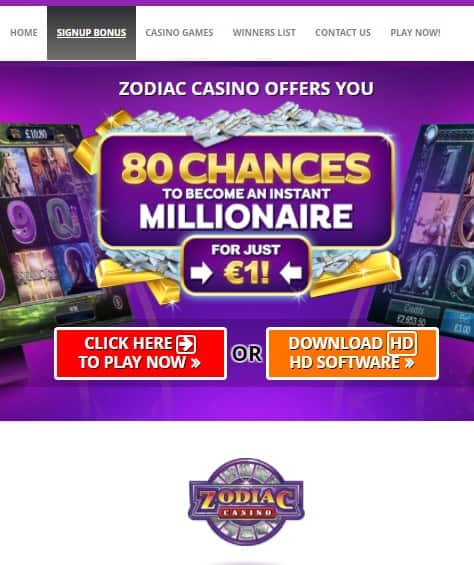 Zodiac Casino Review