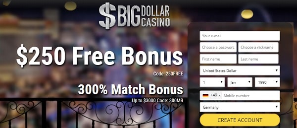 Get $250 free cash!