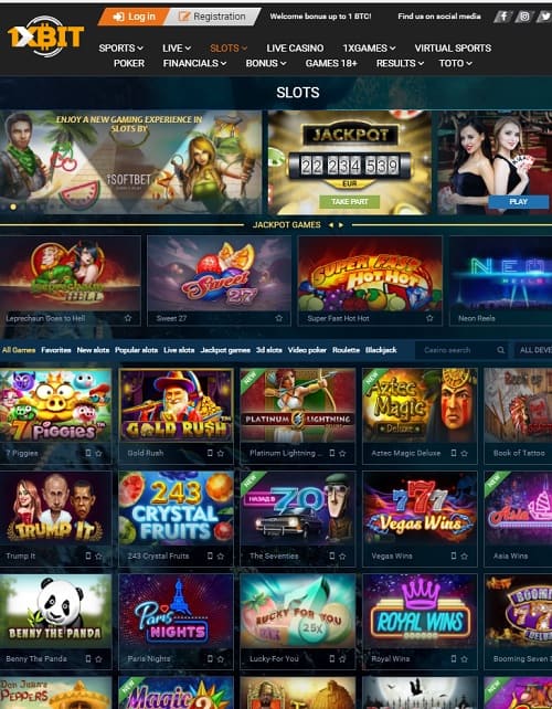 1XBIT free spins bonus