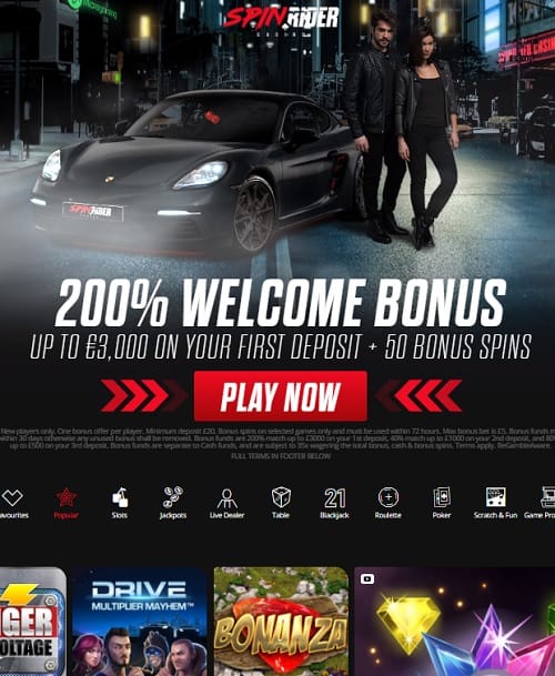 Online Casino Screen