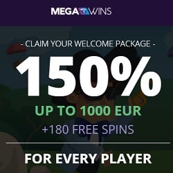 MegaWins Casino banner 250x250