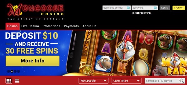 30 free spins on Money Farm slot 