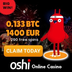 Oshi Casino banner 250x250