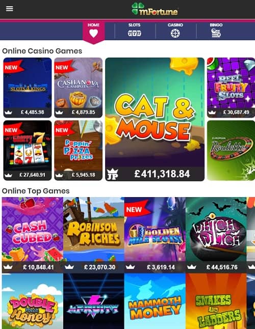 mFortune Casino Review