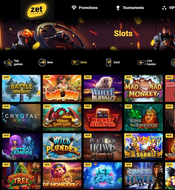 Zet Casino review