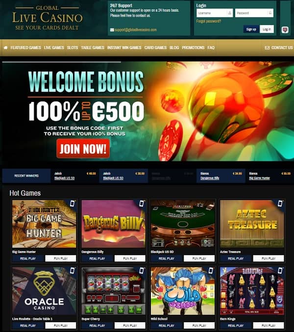 Global Live Casino Full Review 