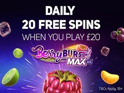 20 gratis spins bonus