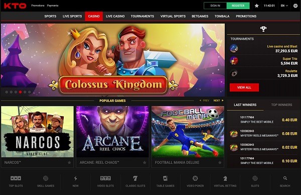 Kto.com Casino Review