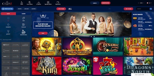 Casino-Z.com free spins bonus