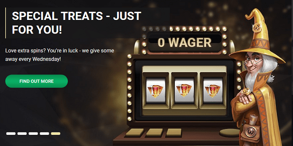 EXCLUSIVE BONUSES AND FREE SPINS