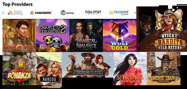 Top Online Games and Providers at AllReels.com