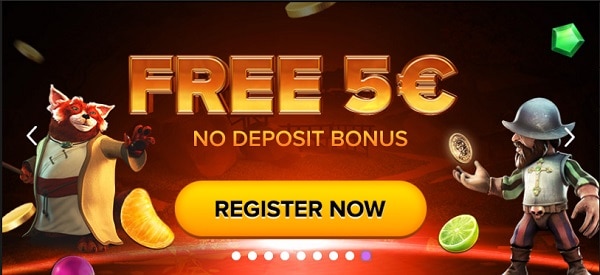 5 EUR no deposit