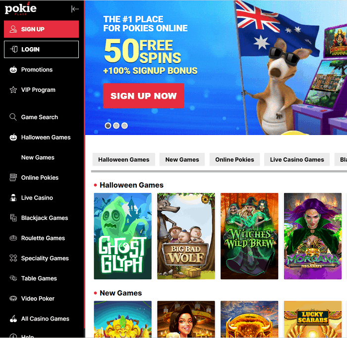 50 Free Spins Pokie Place Casino