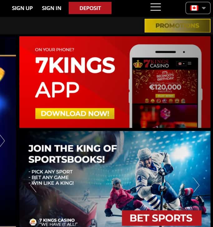 7 Kings Mobile App 