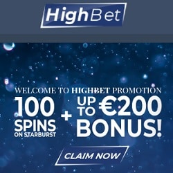 HighBet 100 free spins