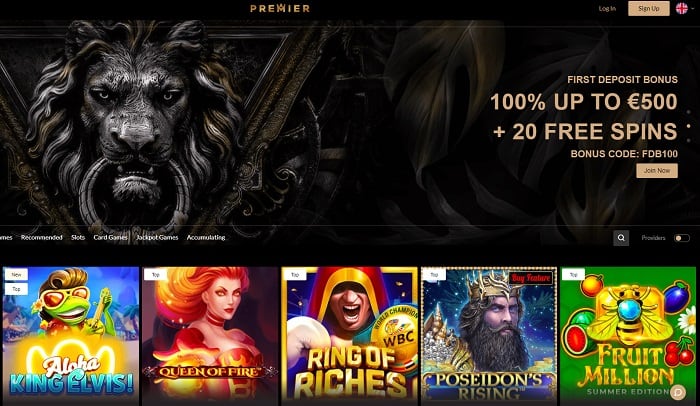 100% up to 500 EUR and 20 free spins bonus code