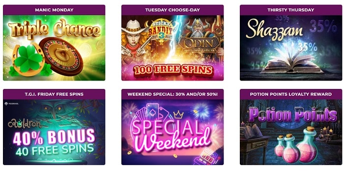 Magic Casino free spins 