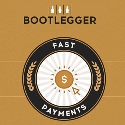 Bootlegger Casino fast pay banner