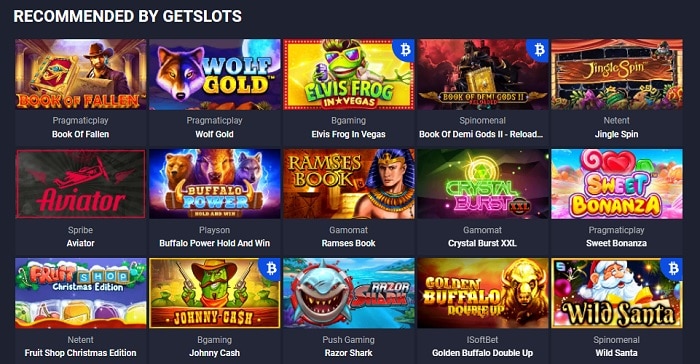 GetSlots Online Casino Games 