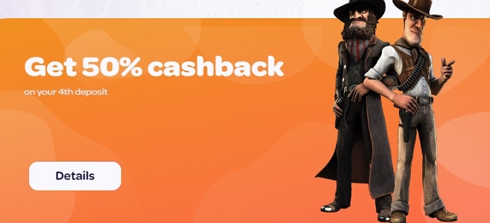 50% CashBack