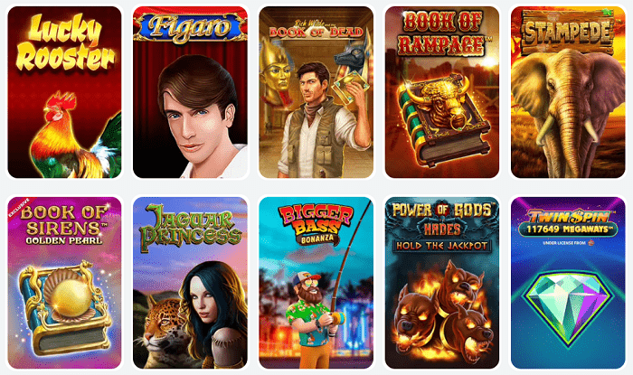 Most Played Games in Oh My Spin Casino 