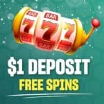 $1 deposit free spins