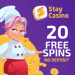 Stay Casino 20 FS banner