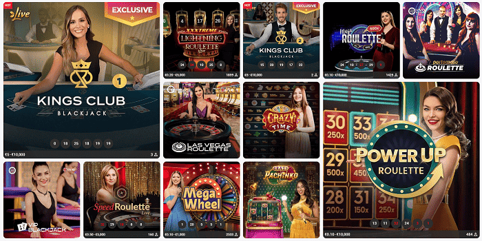 Play Live Dealer Games 