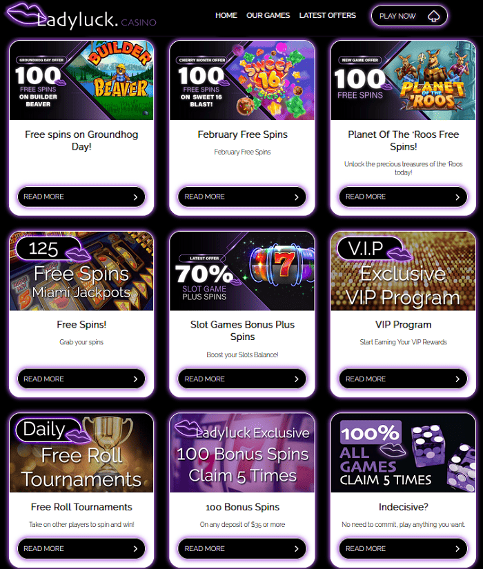 Latest Bonuses RTG Casino