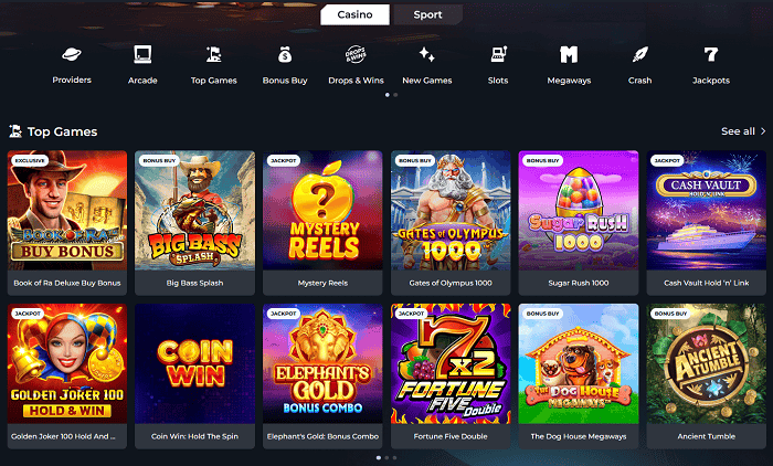 Enjoy Top Casino Games! 